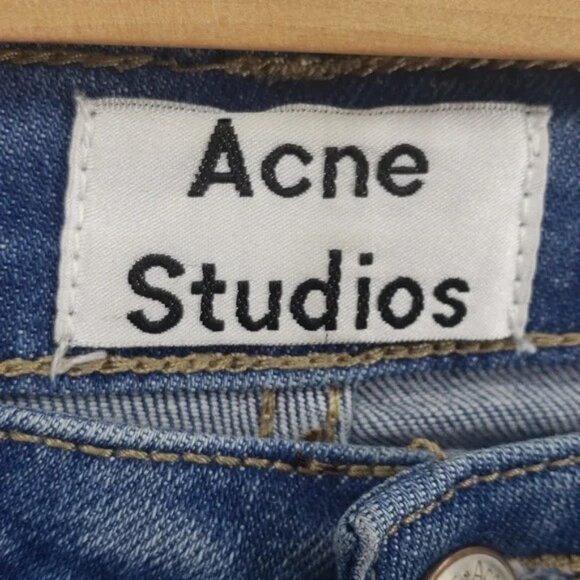 Acne Studios wash denim blue skinny jeans size 26 - Picture 10 of 16